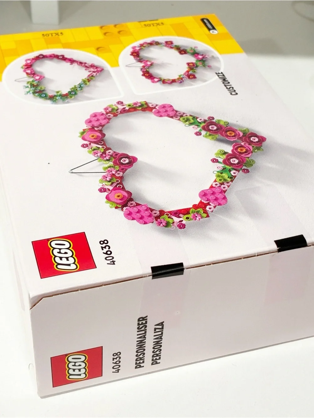 LEGO Heart Ornament 40638 VALENTINE Customizable 254 Piece NEW SEALED